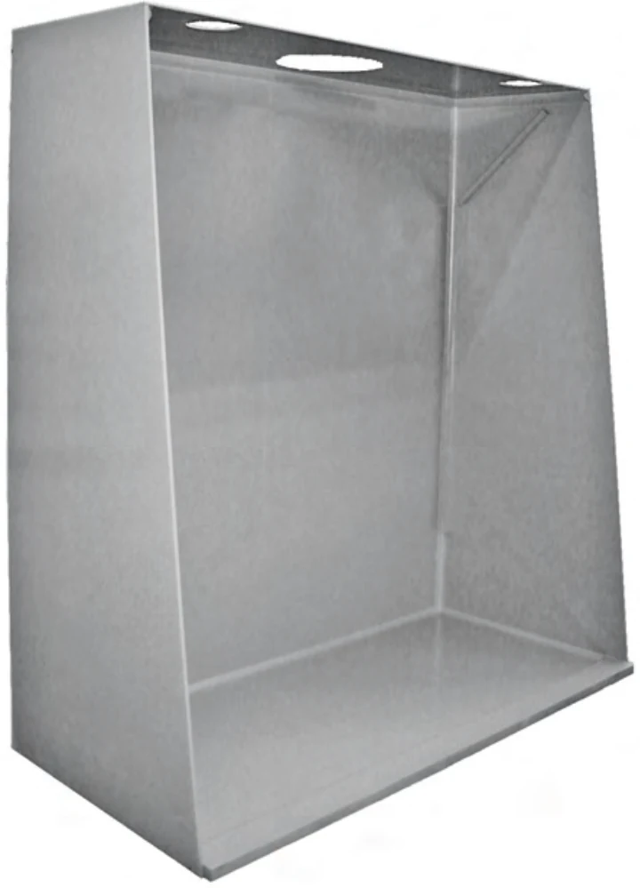 Assembled epoxy resin fume cupboard liner chamber