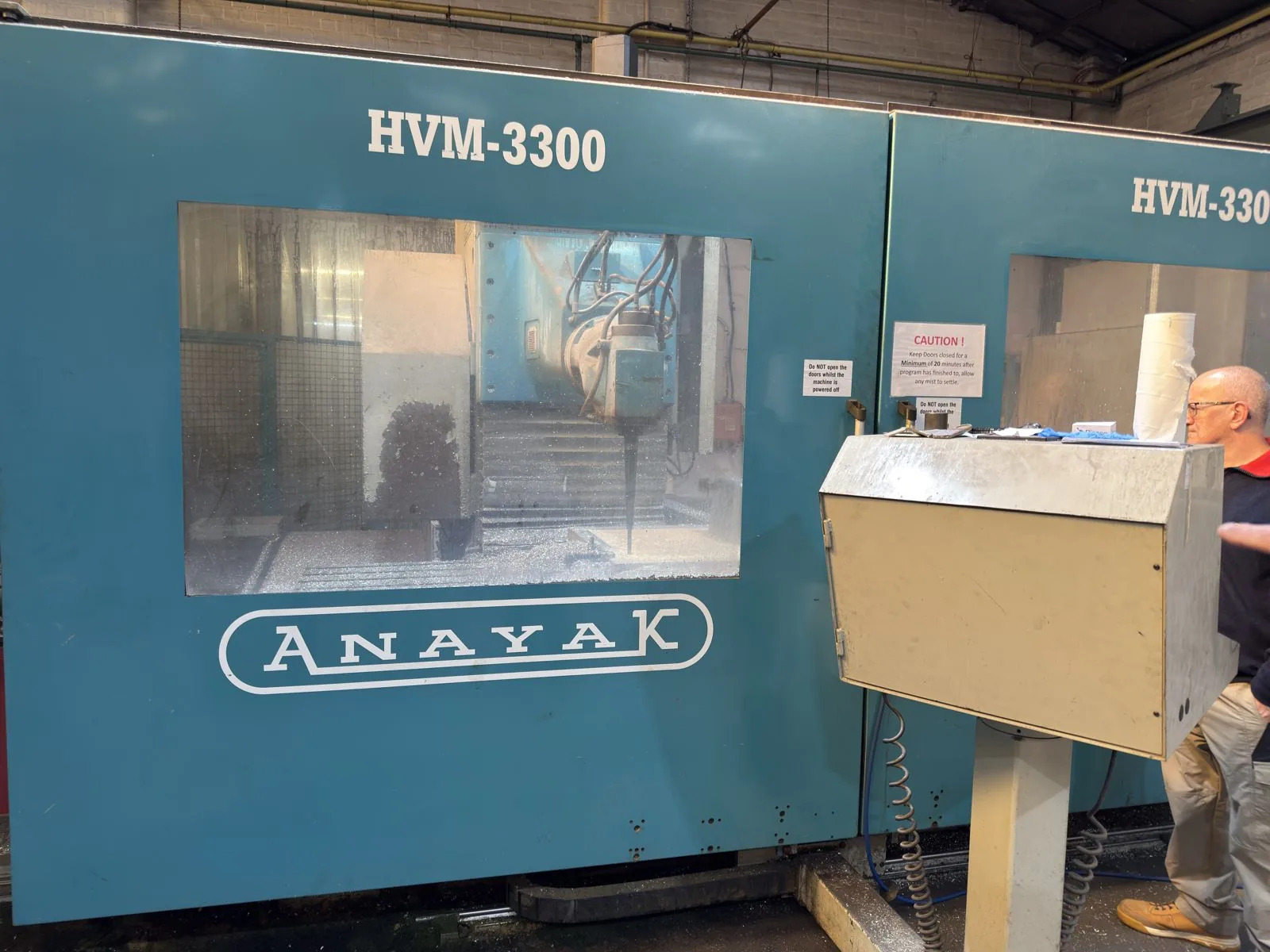 Machining centre in the Simmons works, Coventry