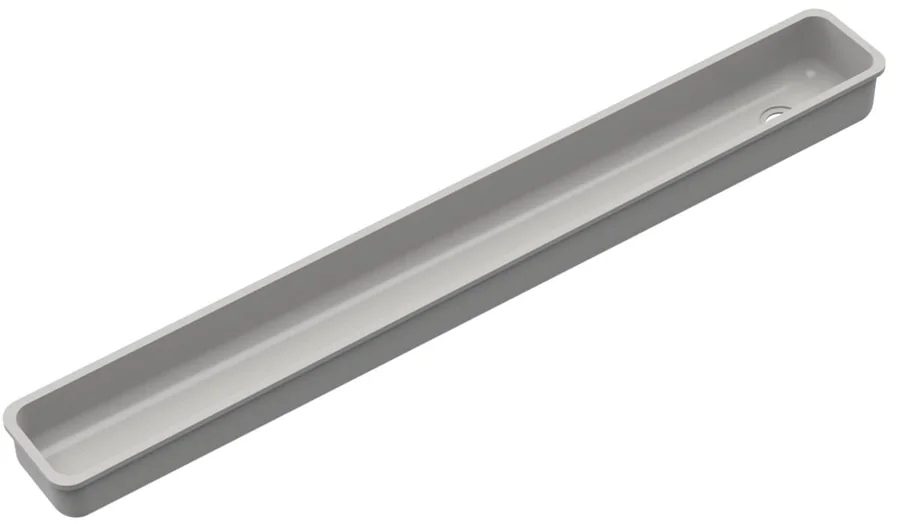 Moulded epoxy resin trough